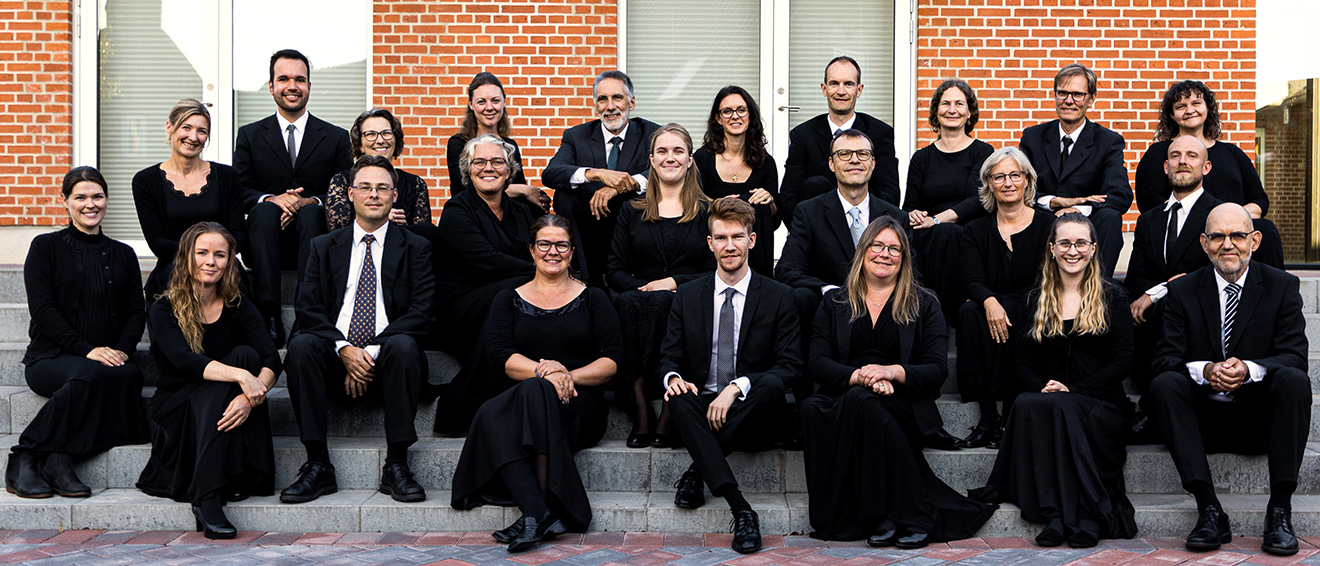 Coro Misto, gruppebillede på trappe